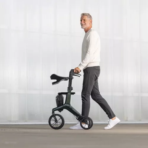 DRIVE AeroWalk Carbon prémium rollátor  SZÜRKE