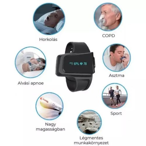 Viatom Checkme O2 Max alvási apnoe okosóra