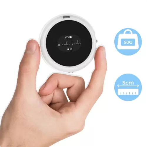 Viatom Lepod Pro ER3 7 elvezetéses 24 órás mini EKG holter monitor