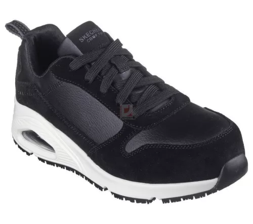 SKECHERS UNO SR -  ELAINY fekete női munkacipő 36-41