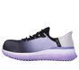 Skechers TILIDO - OMBRAY S1 PL SR ESD fekete/lila női cipő,  munkacipő 36-41