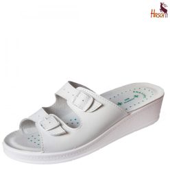   HirschBio női fehér SRA csúszásmentes papucs csatos 35-42