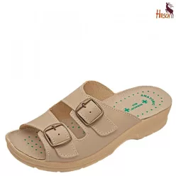 HirschBio női bézs papucs 35-41