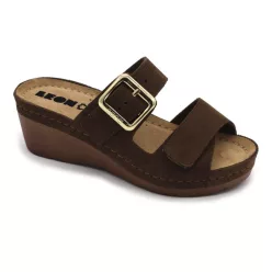 Leon Comfortstep 1110 barna női bőr papucs 36-41