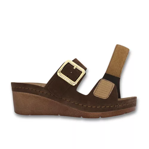 Leon Comfortstep 1110 barna női bőr papucs 36-41