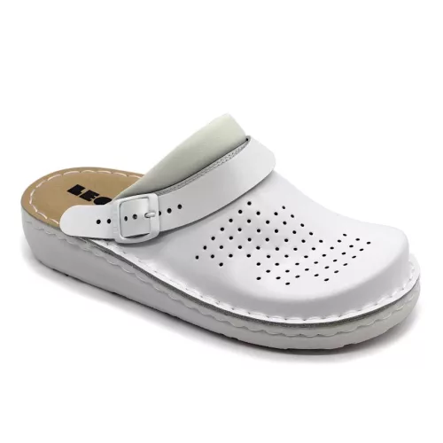 Leon Comfortstep 300 női fehér klumpa 36-41 (munkavédelmi, széles lábra ajánlott)