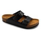 0Ft kiszállítás! Leon Comfortstep 4010 női fekete papucs 35-40 -Birkenstockhoz hasonlatos talppal