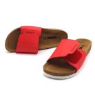 0Ft kiszállítás! Leon Comfortstep 4022 piros női bőr papucs 35-41 -Birkenstockhoz hasonlatos talppal