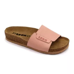   Leon Comfortstep 4022 rose--R női bőr papucs 36-41 -Birkenstockhoz hasonlatos talppal