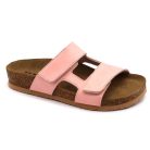 0Ft kiszállítás! Leon Comfortstep 4051 rose női bőr papucs 36-41-Birkenstockhoz hasonlatos talppal