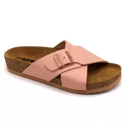   Leon Comfortstep 4053 rose orlando női bőr papucs 35-42- Birkenstockhoz hasonlatos talppal