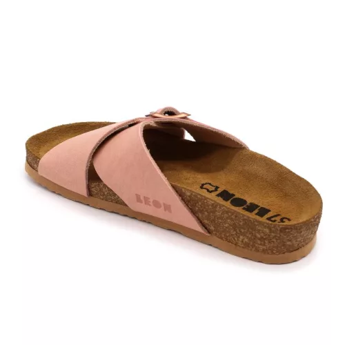 Leon Comfortstep 4053 rose orlando női bőr papucs 35-42- Birkenstockhoz hasonlatos talppal