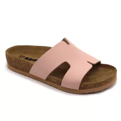   Leon Comfortstep 4054 rose női bőr papucs 36-41 -Birkenstockhoz hasonlatos talppal