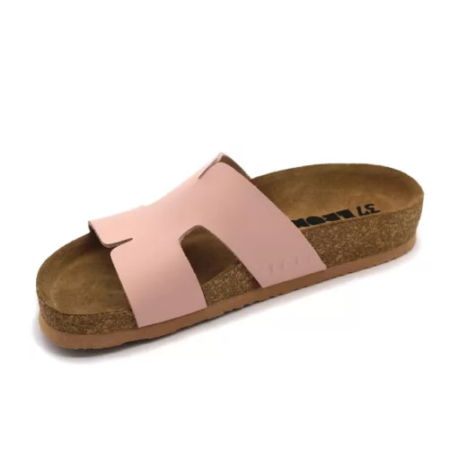 Leon Comfortstep 4054 rose női bőr papucs 36-41 -Birkenstockhoz hasonlatos talppal