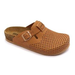   0Ft kiszállítás! Leon Comfortstep 4250 barna bőr klumpa 36-41 -Birkenstockhoz hasonlatos talppal