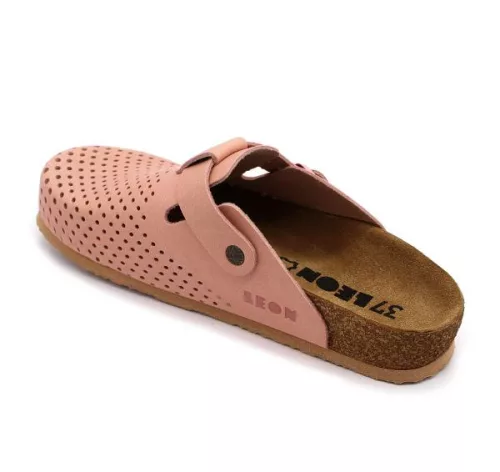 Leon Comfortstep 4250 rose bőr klumpa 36-41-Birkenstockhoz hasonlatos talppal