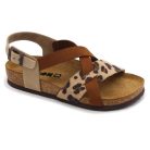 Leon Comfortstep 4306 barna női bőr szandál 36-41- Birkenstockhoz hasonlatos talppal