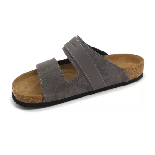 Leon Comfortstep 4704 szürke férfi bőr papucs anatómiai talppal 42-47