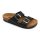 0Ft kiszállítás! Leon Comfortstep 4723 fekete férfi bőr papucs 44 -Birkenstockhoz hasonlatos talppal
