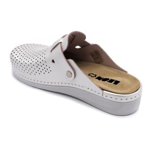 Leon Comfortstep 5001 perla női bőr klumpa kivehető talpbetéttel 36-41