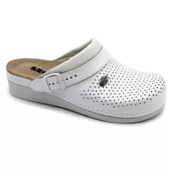   Leon Comfortstep 5002 fehér női bőr klumpa kivehető talpbetéttel 37-41 (munkavédelmi)