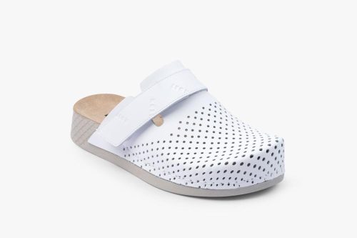 Leon Comfortstep 500 fehér női bőr klumpa 36-41