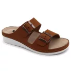 Leon Comfortstep 5012 barna női bőr papucs 36-39, 41