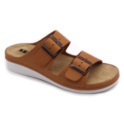 Leon Comfortstep 5012 barna női bőr papucs 36-41