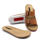 Leon Comfortstep 5012 barna-R női bőr papucs 37-40