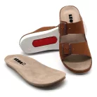 Leon Comfortstep 5012 barna női bőr papucs 36-39, 41