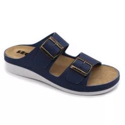 Leon Comfortstep 5012 kék női bőr papucs 36-41