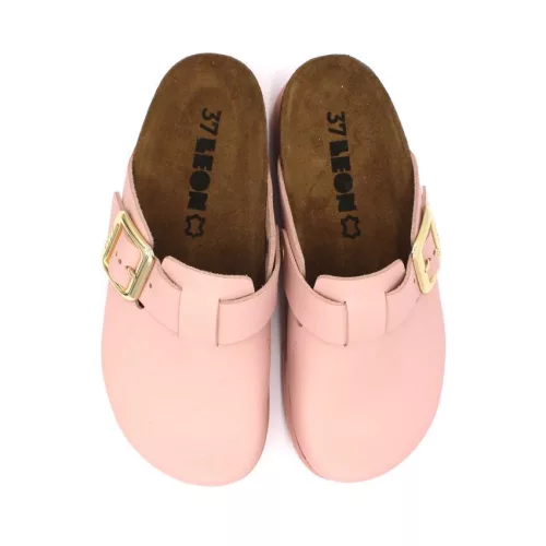Leon Comfortstep 6000 rose női bőr klumpa 36-41- Birkenstockhoz hasonlatos talppal