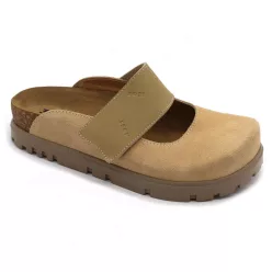   Leon Comfortstep 6002 bézs női bőr klumpa 36-41 anatómiai kialakítású