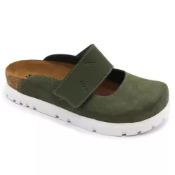   Leon Comfortstep 6002 zöld női bőr klumpa 36-41 anatómiai kialakítású