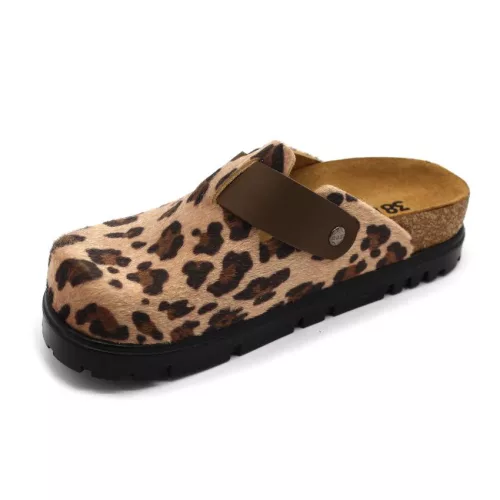 Leon Comfortstep 6003 barna női bőr klumpa 36-40- Birkenstockhoz hasonlatos talppal