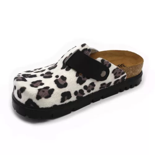 Leon Comfortstep 6003 fehér női bőr klumpa 36-41- Birkenstockhoz hasonlatos talppal