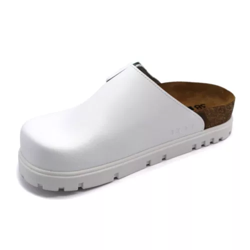 Leon Comfortstep 6005 fehér női bőr klumpa 36, 38-40- Birkenstockhoz hasonlatos talppal
