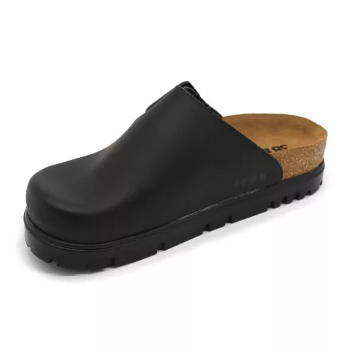 Leon Comfortstep 6005 fekete női bőr klumpa 36-40- Birkenstockhoz hasonlatos talppal