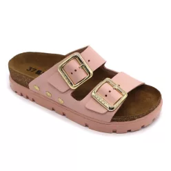   Leon Comfortstep 6010 rose női bőr papucs 36, 37, 40, 41 - Birkenstockhoz hasonlatos talppal