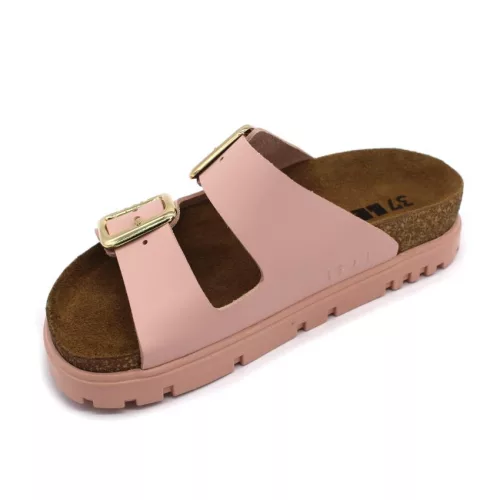 Leon Comfortstep 6010 rose női bőr papucs 36, 37, 40, 41 - Birkenstockhoz hasonlatos talppal