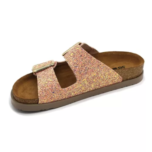 Leon Comfortstep 7011 rose női bőr papucs 36-39, 41 -Birkenstockhoz hasonlatos talppal