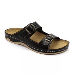 Leon Comfortstep 702 barna férfi bőr papucs 41-46