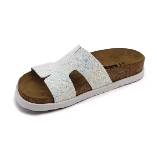 Leon Comfortstep 7030 fehér női bőr papucs 36-41 -Birkenstockhoz hasonlatos talppal