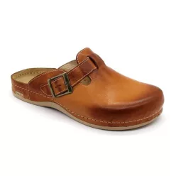 Leon Comfortstep 707 barna férfi bőr papucs 41-47