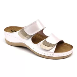 Leon Comfortstep 904 perla női bőr papucs 35-42