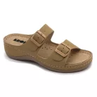 Leon Comfortstep 908 női bézs bőr papucs 36-41