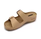 Leon Comfortstep 908 női bézs-R bőr papucs 36-42