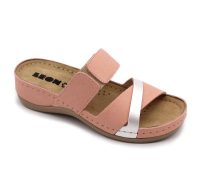 Leon Comfortstep 909 női rose bőr papucs 36-41