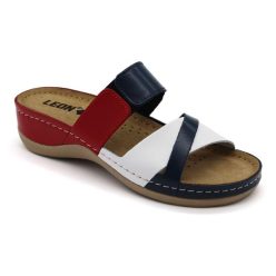   0Ft kiszállítás! Leon Comfortstep 909 tommy női  bőr papucs 35-41
