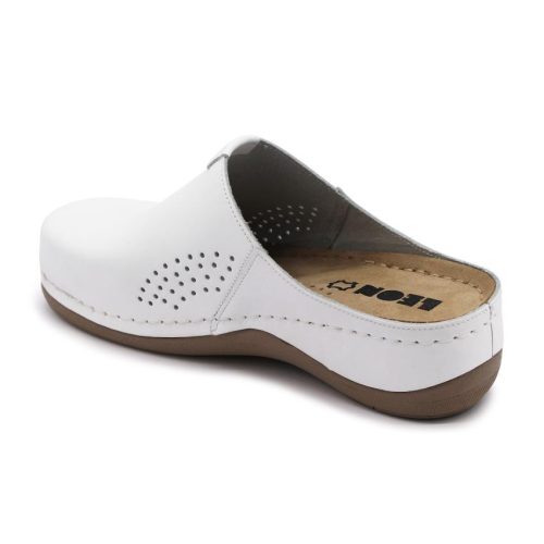 Leon Comfortstep 930 fehér női bőr klumpa 35-42